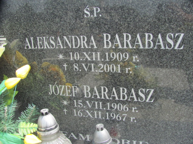 Józef Barabasz 1906 Odporyszów - Grobonet - Wyszukiwarka osób pochowanych