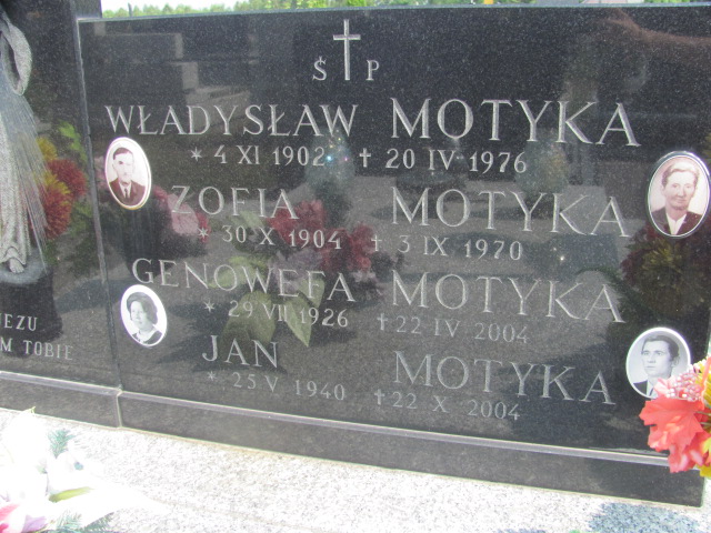 Jan Motyka 1940 Odporyszów - Grobonet - Wyszukiwarka osób pochowanych