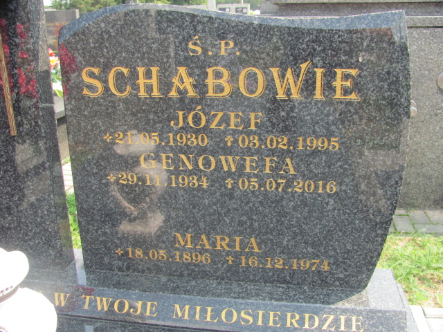 Maria Schab 1896 Odporyszów - Grobonet - Wyszukiwarka osób pochowanych