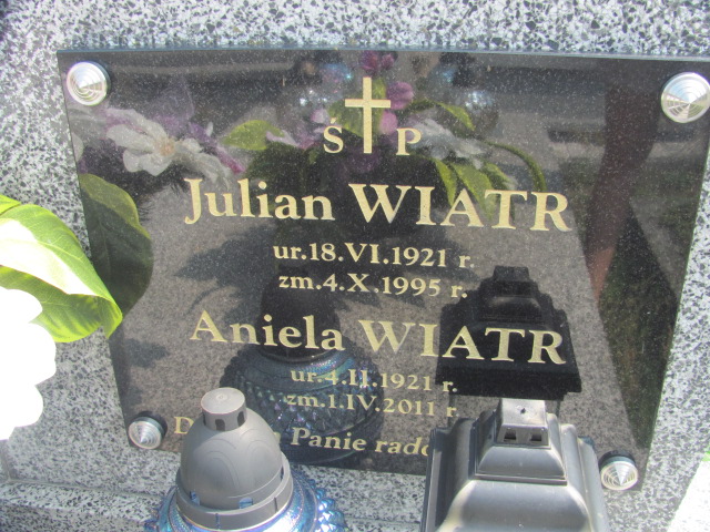 Aniela Wiatr 1921 Odporyszów - Grobonet - Wyszukiwarka osób pochowanych
