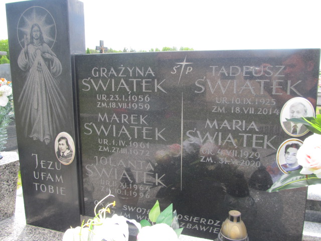 Grażyna Świątek 1956 Odporyszów - Grobonet - Wyszukiwarka osób pochowanych
