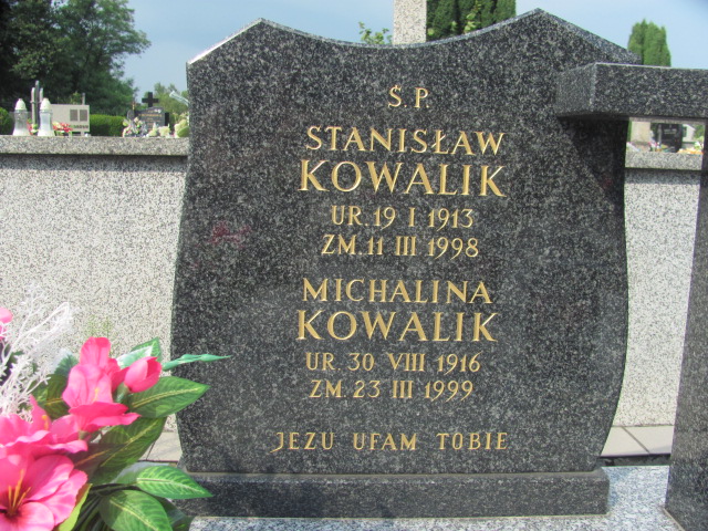 Michalina Kowalik 1916 Odporyszów - Grobonet - Wyszukiwarka osób pochowanych