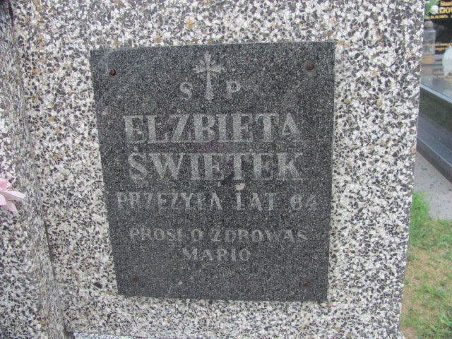 Elżbieta Świątek 1931 Odporyszów - Grobonet - Wyszukiwarka osób pochowanych