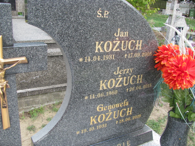 Jan Kożuch 1931 Odporyszów - Grobonet - Wyszukiwarka osób pochowanych