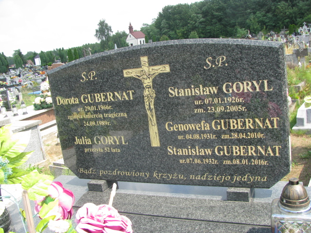 Stanisław Goryl 1926 Odporyszów - Grobonet - Wyszukiwarka osób pochowanych