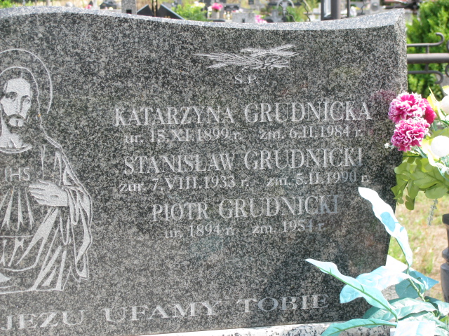 Katarzyna Grudzicka  1889 Odporyszów - Grobonet - Wyszukiwarka osób pochowanych